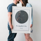 The Wonderful Night Sky, Personalize Stars Map with Your Special Occasion