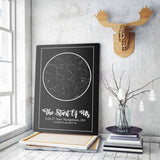 The Wonderful Night Sky, Personalize Stars Map with Your Special Occasion